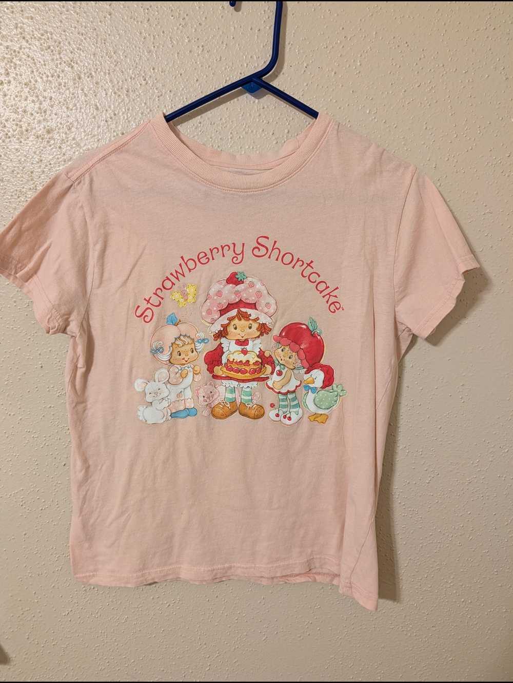 MAD Engine Strawberry Shortcake Pink Graphic Tee